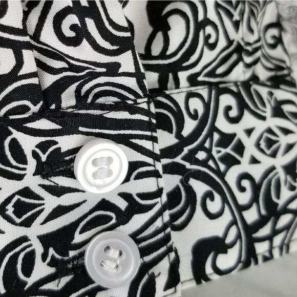 Career Style Blouse Front Button Up Shirt. - Picture 6 of 8